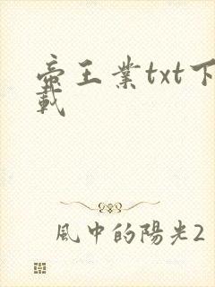 帝王业txt下载