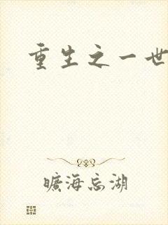 重生之一世枭雄