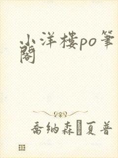小洋楼po笔趣阁