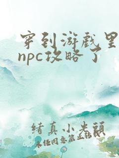 穿到游戏里面被npc攻略了