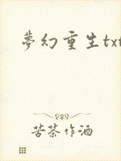 梦幻重生txt