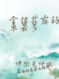 金银花露的哪个车最多