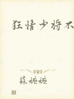 狂情少将不良妻