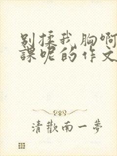 别揉我胸啊嗯上课呢的作文