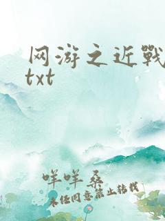 网游之近战法师txt