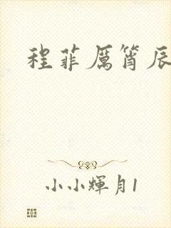 程菲厉筲辰小说