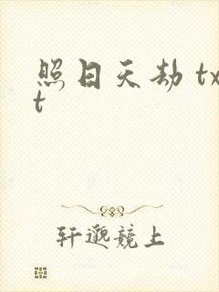 照日天劫 txt
