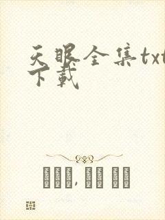 天眼全集txt下载