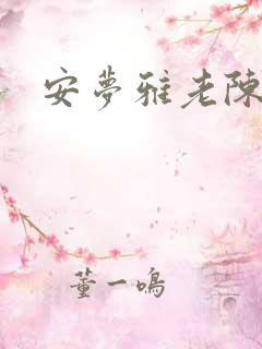 安梦雅老陈