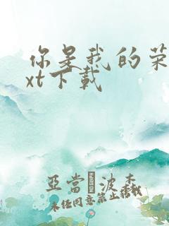 你是我的荣耀txt下载