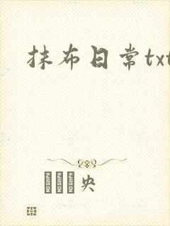 抹布日常txt