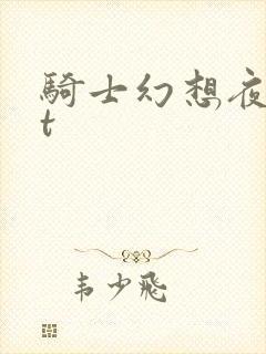骑士幻想夜txt