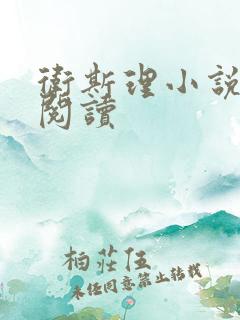 卫斯理小说在线阅读