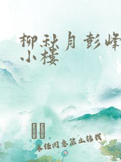 柳秋月彭峰月满小楼