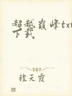 超越巅峰txt下载