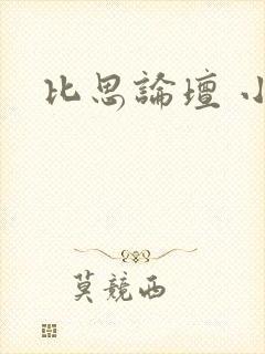 比思论坛 小说