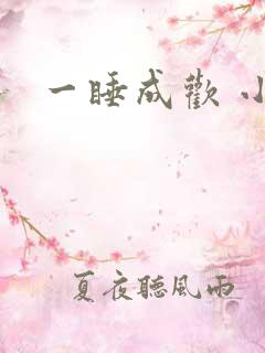 一睡成欢 小说