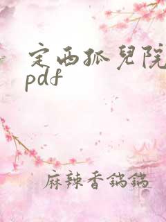 定西孤儿院纪事pdf