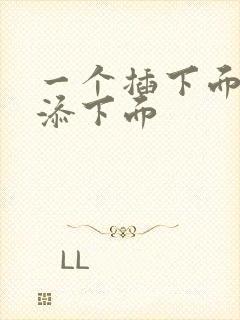 一个插下面一个添下面