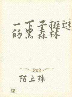 一下子挺进浓密的黑森林