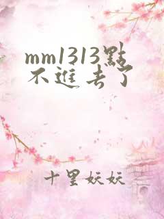 mm1313点不进去了