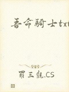 吾命骑士txt