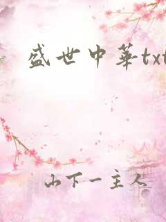 盛世中华txt