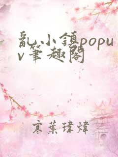乱小镇popuv笔趣阁