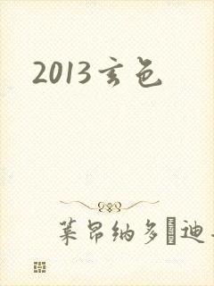 2013玄色