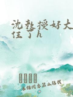 沈教授好大含不住了h