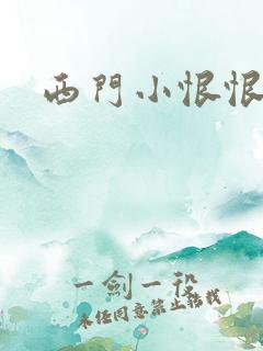 西门小恨恨