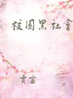 校园黑社会小说