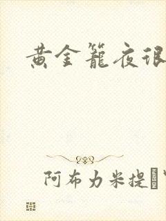 黄金笼夜很贫瘠