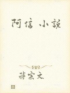 阿信 小说