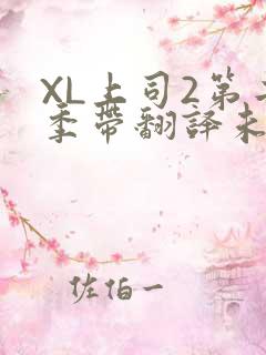 XL上司2第二季带翻译未增