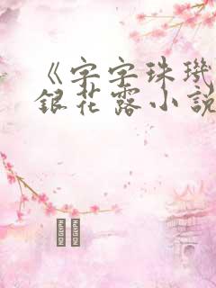 《字字珠玑》金银花露小说