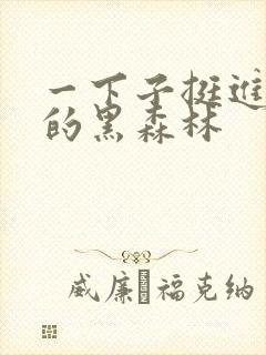 一下子挺进浓密的黑森林