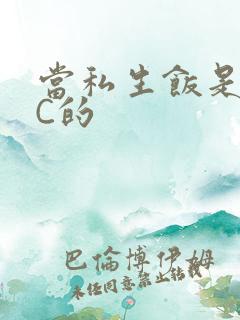 当私生饭是要挨C的