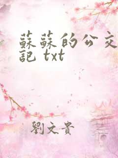 苏苏的公交车日记 txt