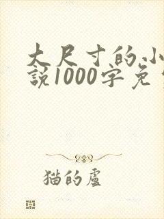 大尺寸的小黄说说1000字免费阅读