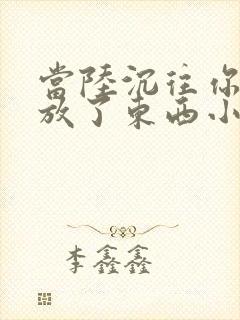 当陆沉往你里面放了东西小玩具