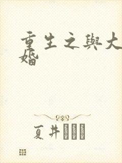 重生之与大佬闪婚