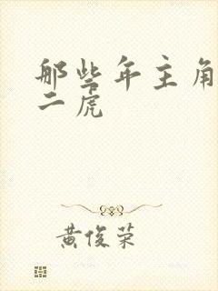 那些年主角是贾二虎