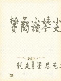 极品小姨小说免费阅读全文下载