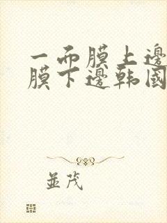一面膜上边一面膜下边韩国