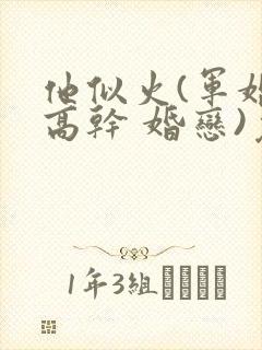 他似火(军婚 高干 婚恋)免费阅读