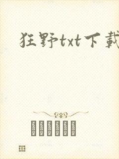 狂野txt下载