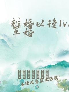 离婚以后1v1军婚