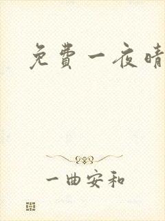 免费一夜晴交友