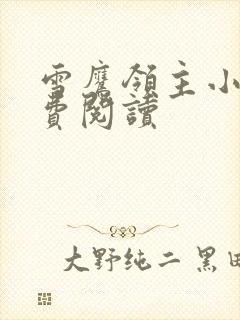 雪鹰领主小说免费阅读